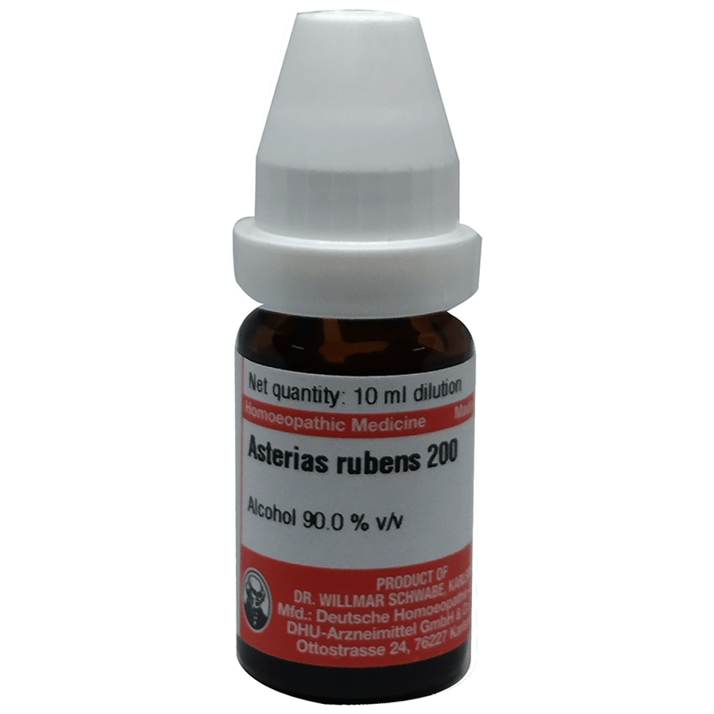 Dr Willmar Schwabe Germany Asterias Rubens Dilution 200 bottle of 10 ml Dilution