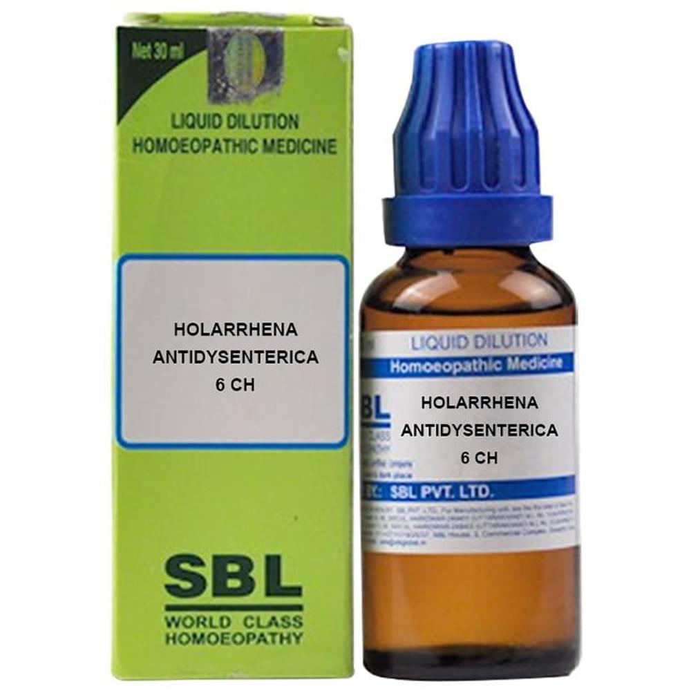 SBL Holarrhena Antidysenterica Dilution 6 CH bottle of 30 ml Dilution