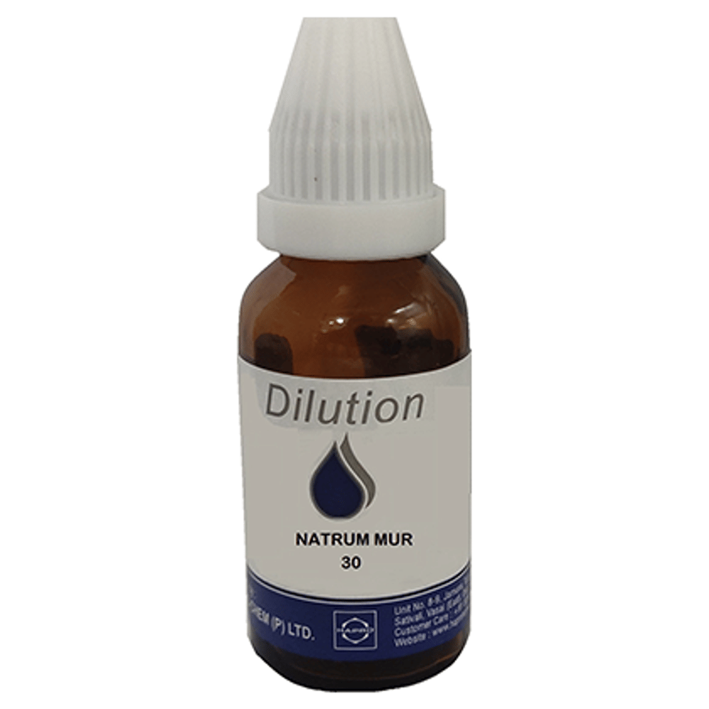 Hapro Natrum Mur Dilution 30 bottle of 100 ml Dilution