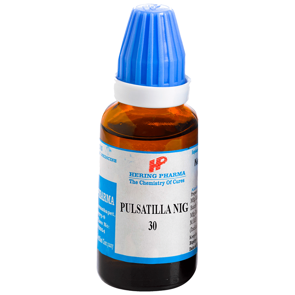 Hering Pharma Pulsatilla Nig Dilution 30 bottle of 30 ml Dilution