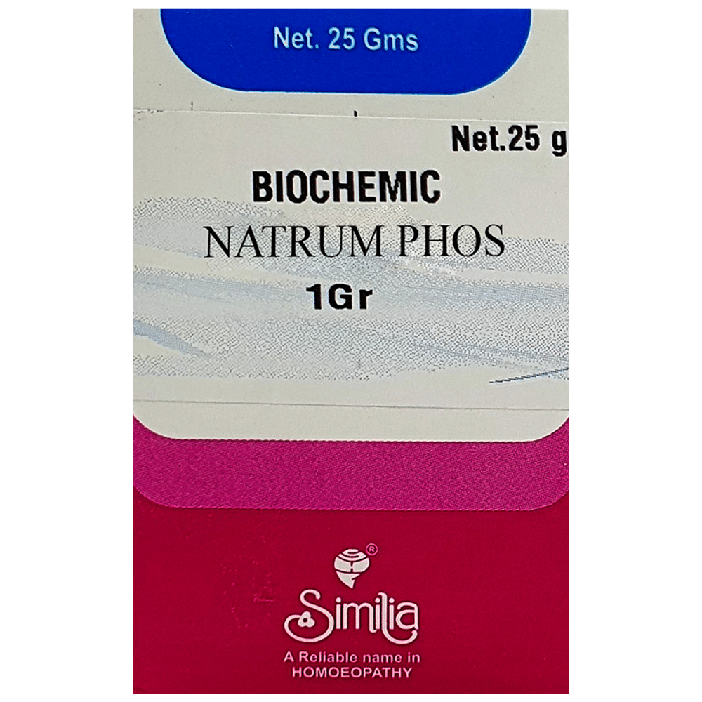 Similia Natrum Phos Biochemic Tablet 6X bottle of 25 gm Biochemic Tablet