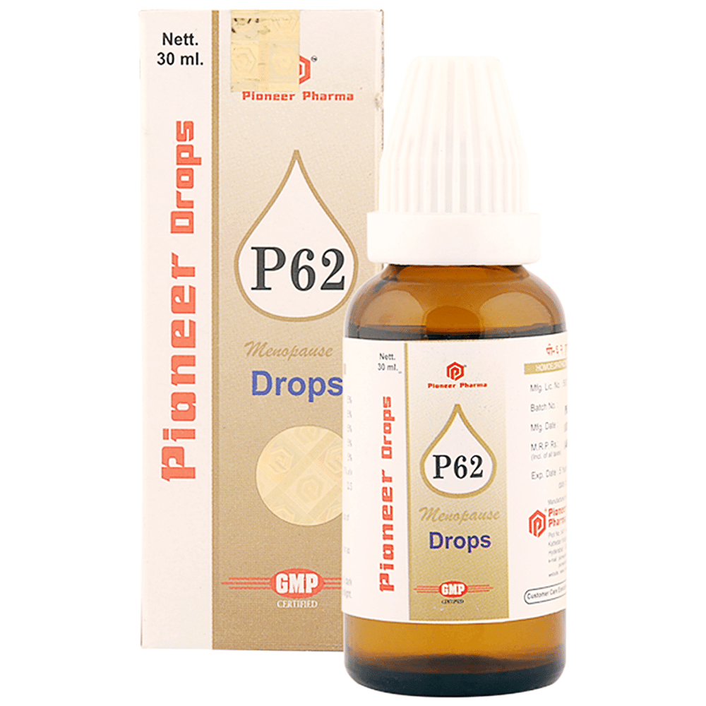Pioneer Pharma P62 Menopause Drop bottle of 30 ml Drop