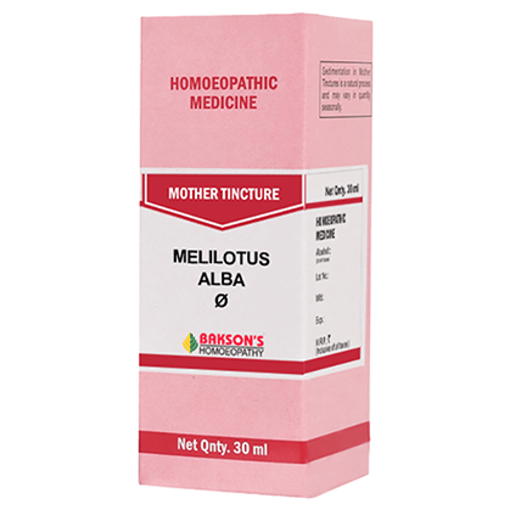 Bakson's Homeopathy Melilotus Alba Mother Tincture Q bottle of 30 ml Mother Tincture