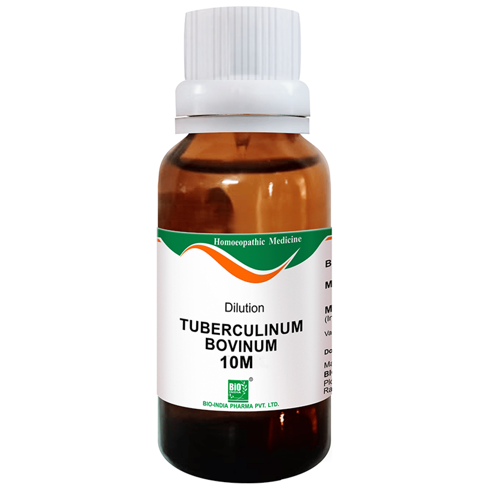 Bio India Tuberculinum Bovinum Dilution 10M CH bottle of 30 ml Dilution Bio India Tuberculinum Bovinum Dilution 10M CH bottle of 30 ml Dilution