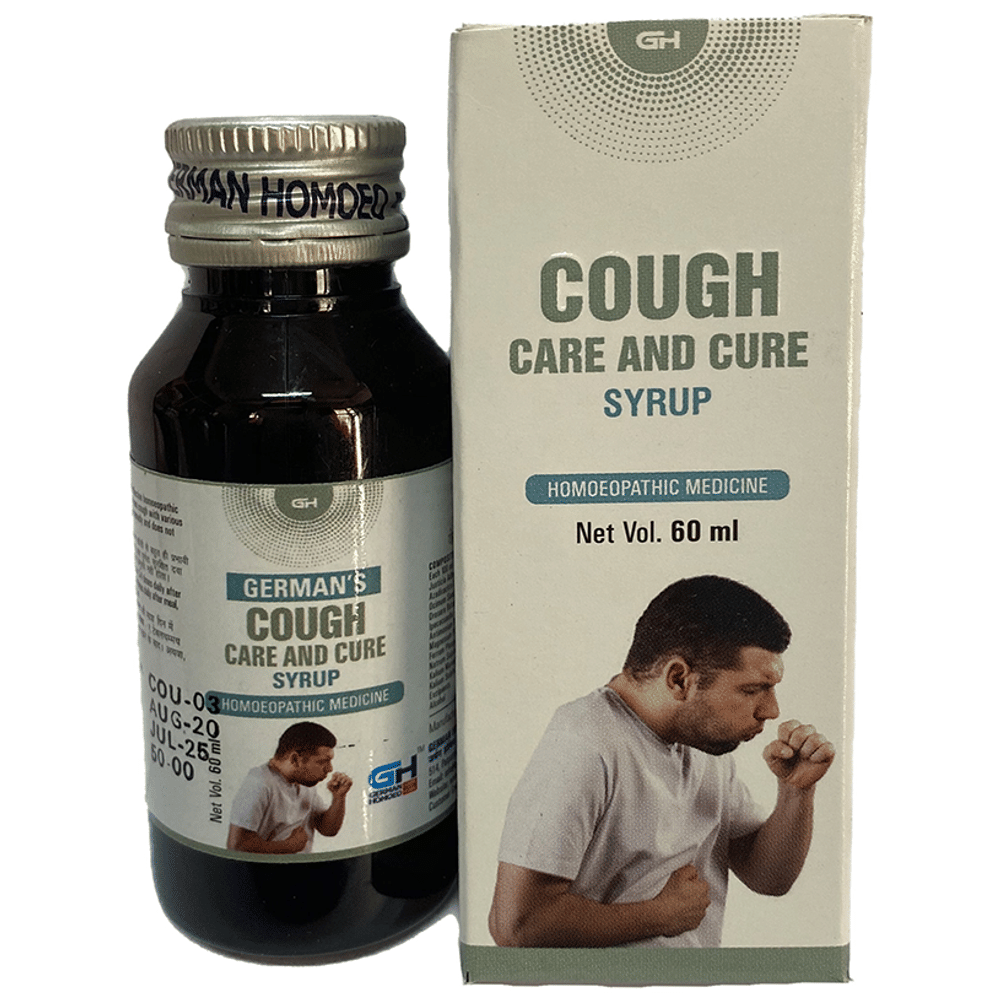 German's Cough Care and Cure Syrup bottle of 60 ml Syrup
