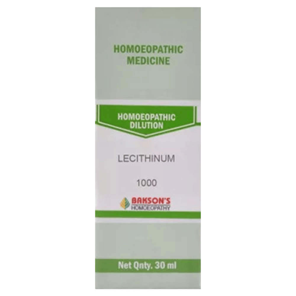 Bakson's Homeopathy Lecithinum Dilution 1000 CH bottle of 30 ml Dilution