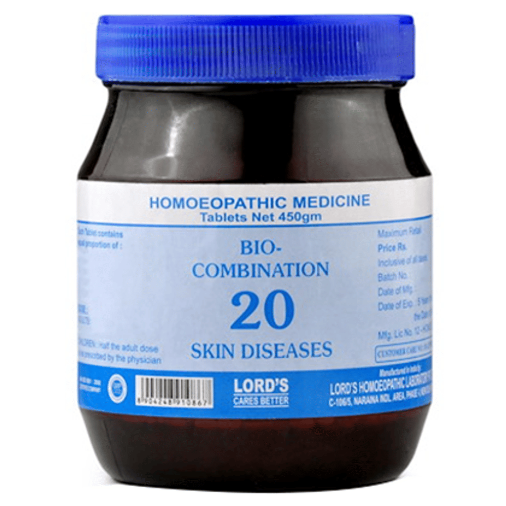 Lord's Bio-Combination 20 Tablet bottle of 450 gm Biocombination Tablet Lord's Bio-Combination 20 Tablet bottle of 450 gm Biocombination Tablet