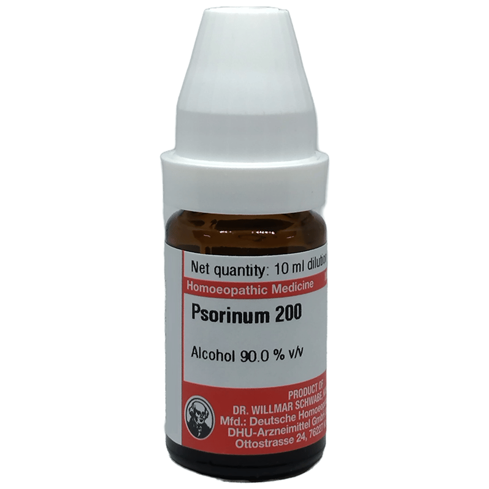 Dr Willmar Schwabe Germany Psorinum Dilution 200 bottle of 10 ml Dilution
