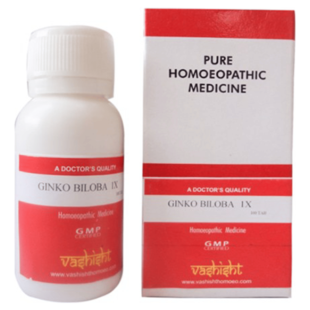Vashisht Ginko Biloba Tablet 1X bottle of 100 tablets