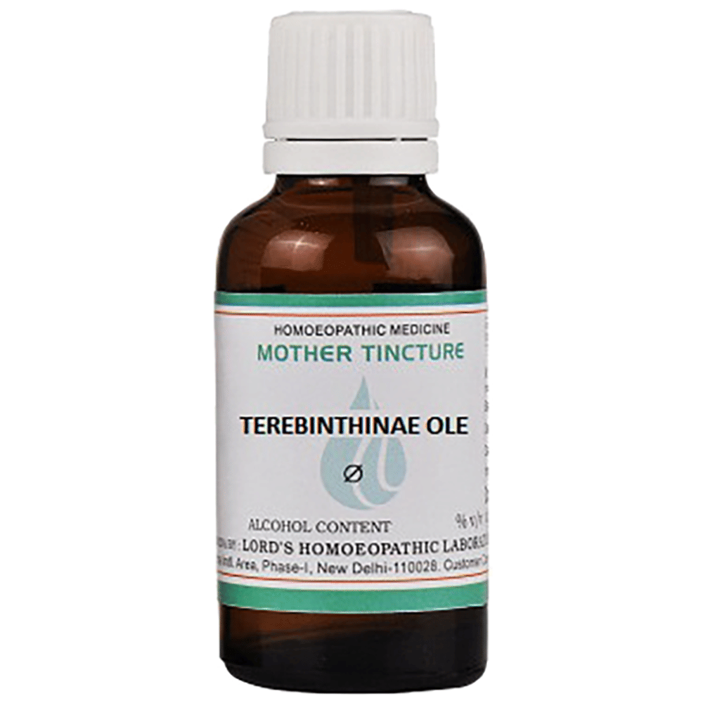 Lord's Terebinthinae Ole Mother Tincture Q bottle of 30 ml Mother Tincture Lord's Terebinthinae Ole Mother Tincture Q bottle of 30 ml Mother Tincture
