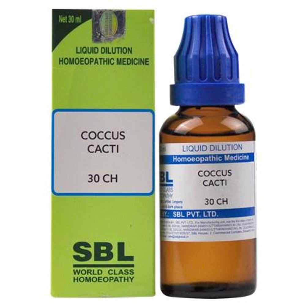 SBL Coccus Cacti Dilution 30 CH bottle of 30 ml Dilution