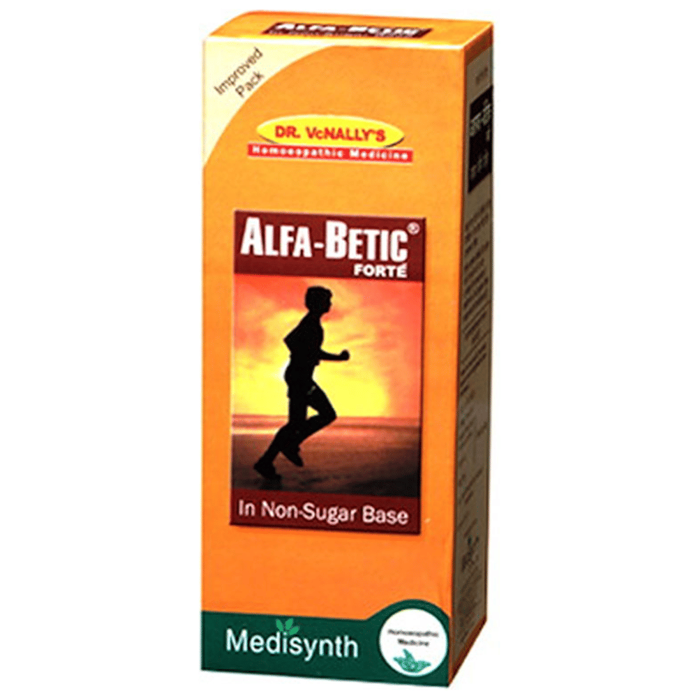 Medisynth Alfa-Betic Forte Non-Sugar Syrup bottle of 450 ml Syrup Medisynth Alfa-Betic Forte Non-Sugar Syrup bottle of 450 ml Syrup