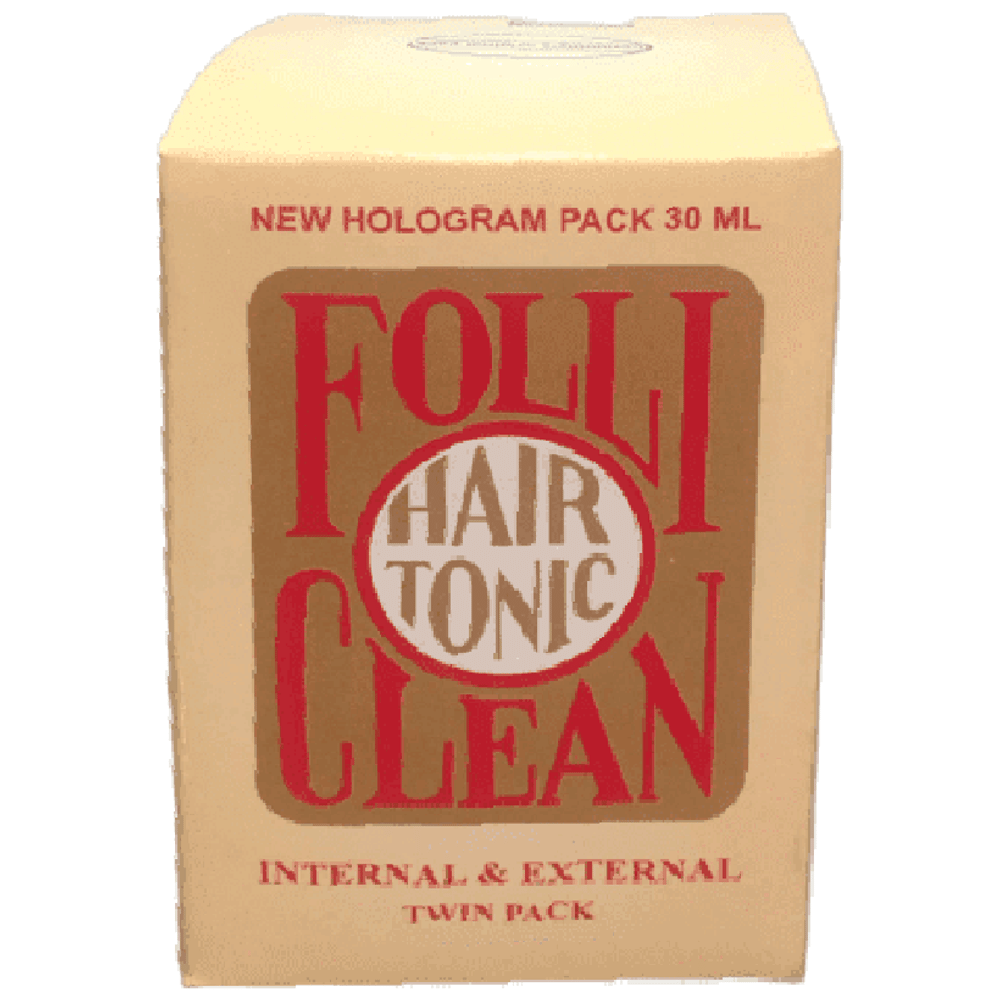 Dr. Wellmans Folli Clean Hair Tonic Twin Pack box of 1 Kit
