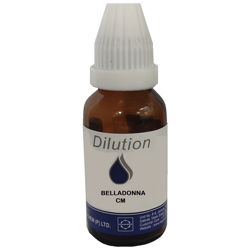 Hapro Belladonna Dilution CM bottle of 30 ml Dilution