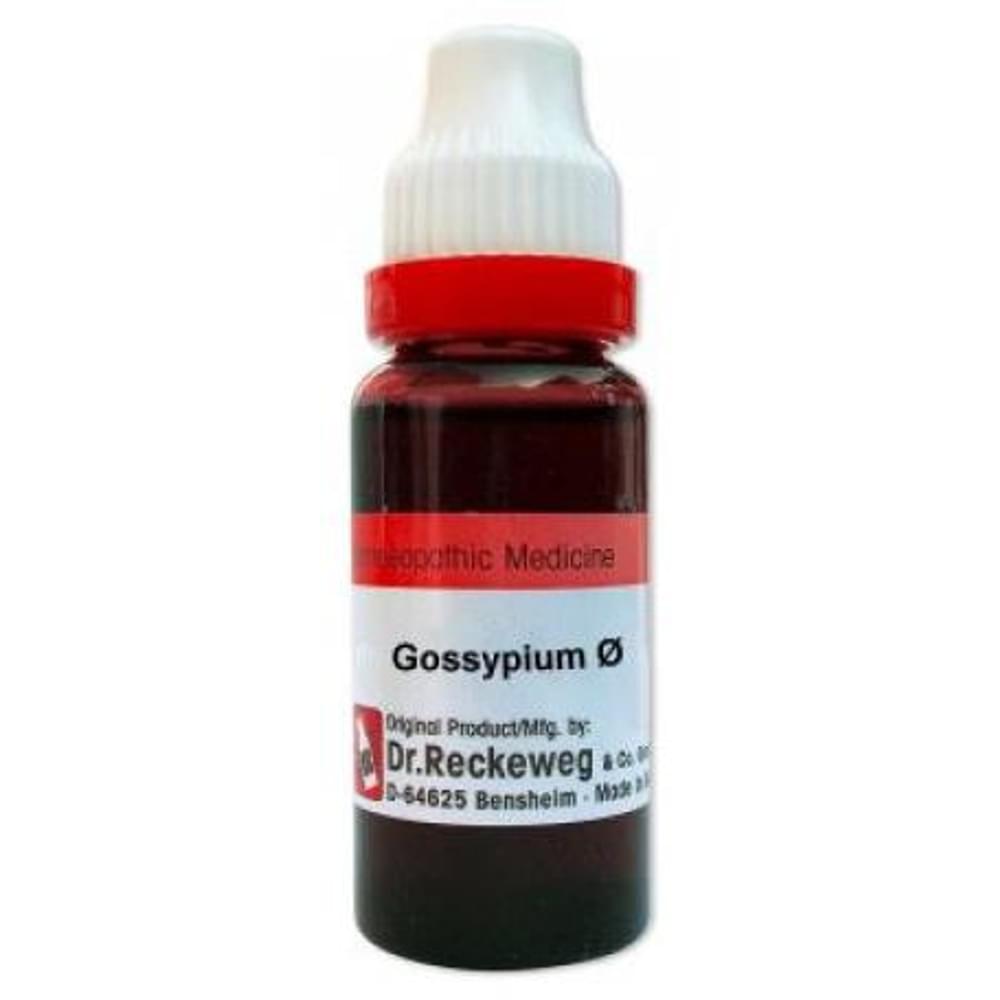 Dr. Reckeweg Gossypium Mother Tincture Q bottle of 20 ml Mother Tincture