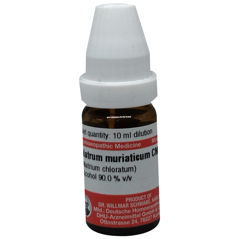 Dr Willmar Schwabe Germany Natrum Muriaticum Dilution CM bottle of 10 ml Dilution