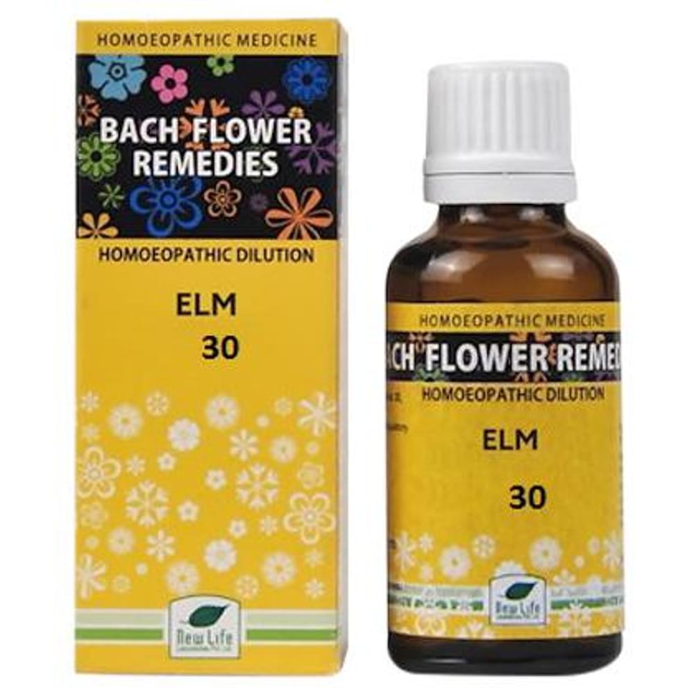 New Life Bach Flower Elm 30 bottle of 30 ml Dilution New Life Bach Flower Elm 30 bottle of 30 ml Dilution