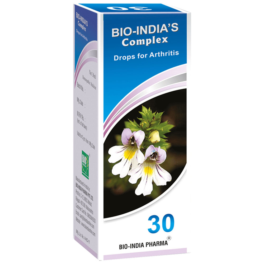 Bio India Complex 30 Arthritis Drop bottle of 30 ml Drop