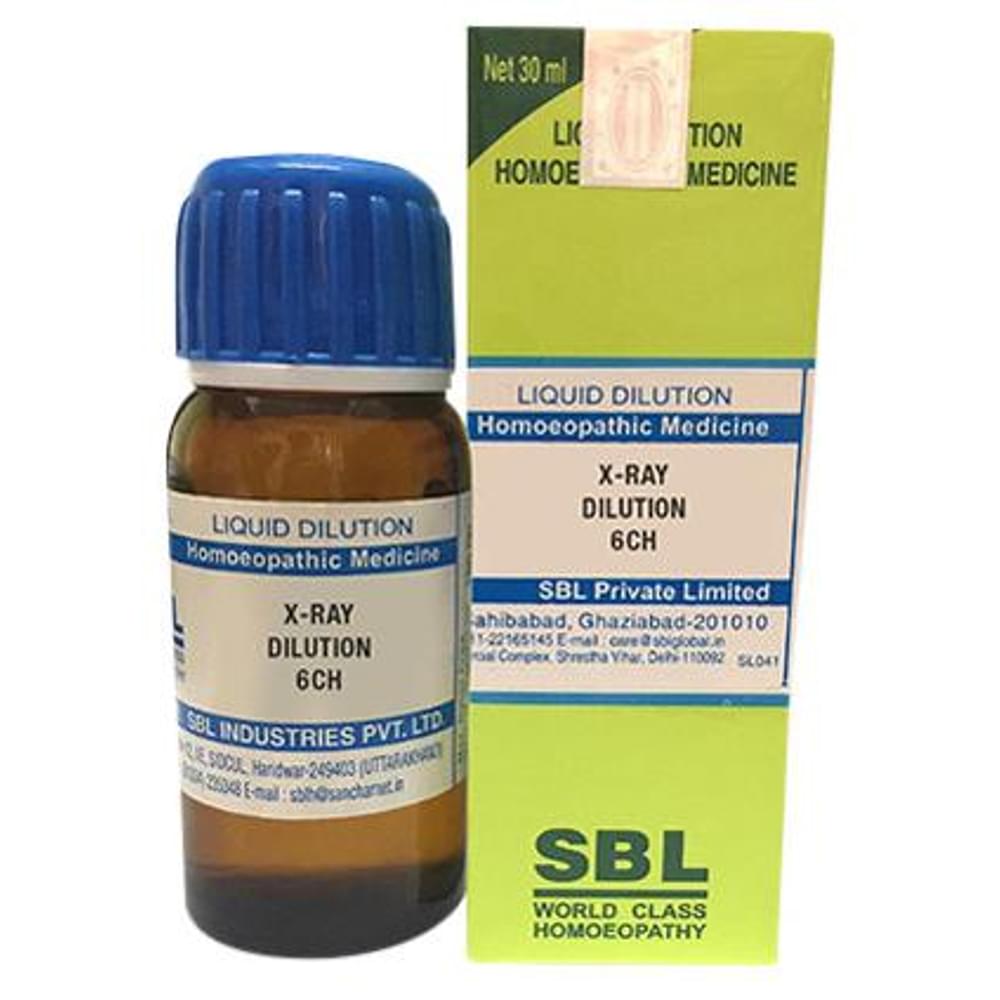 SBL X-Ray Dilution 6 CH bottle of 30 ml Dilution