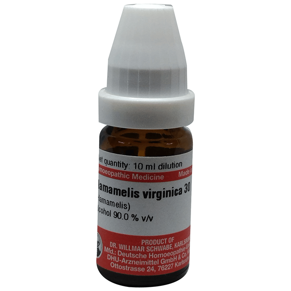 Dr Willmar Schwabe Germany Hamamelis Virginica Dilution 30 bottle of 10 ml Dilution