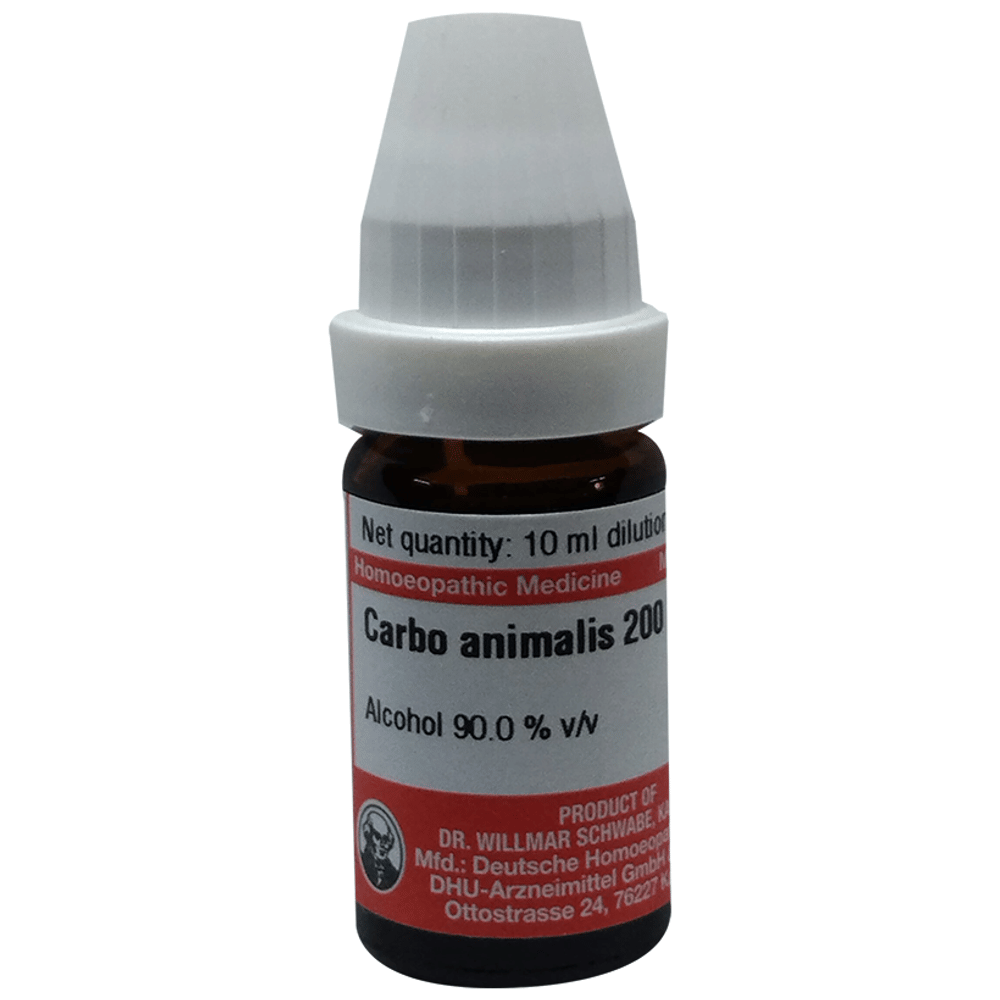 Dr Willmar Schwabe Germany Carbo Animalis Dilution 200 bottle of 10 ml Dilution