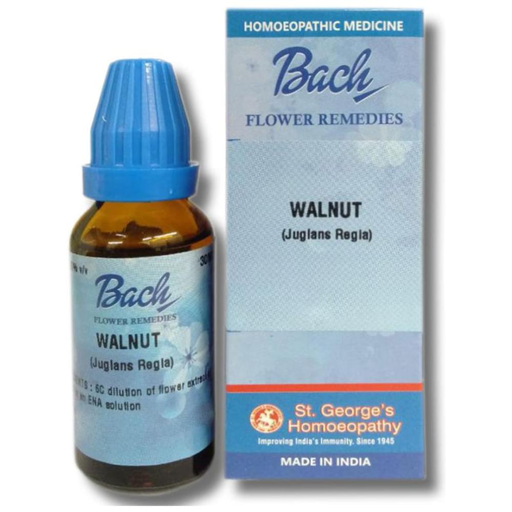 St. George‚Äôs Bach Flower Walnut bottle of 100 ml Dilution