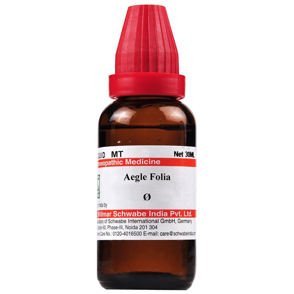 Dr Willmar Schwabe India Aegle Folia Mother Tincture Q bottle of 30 ml Mother Tincture