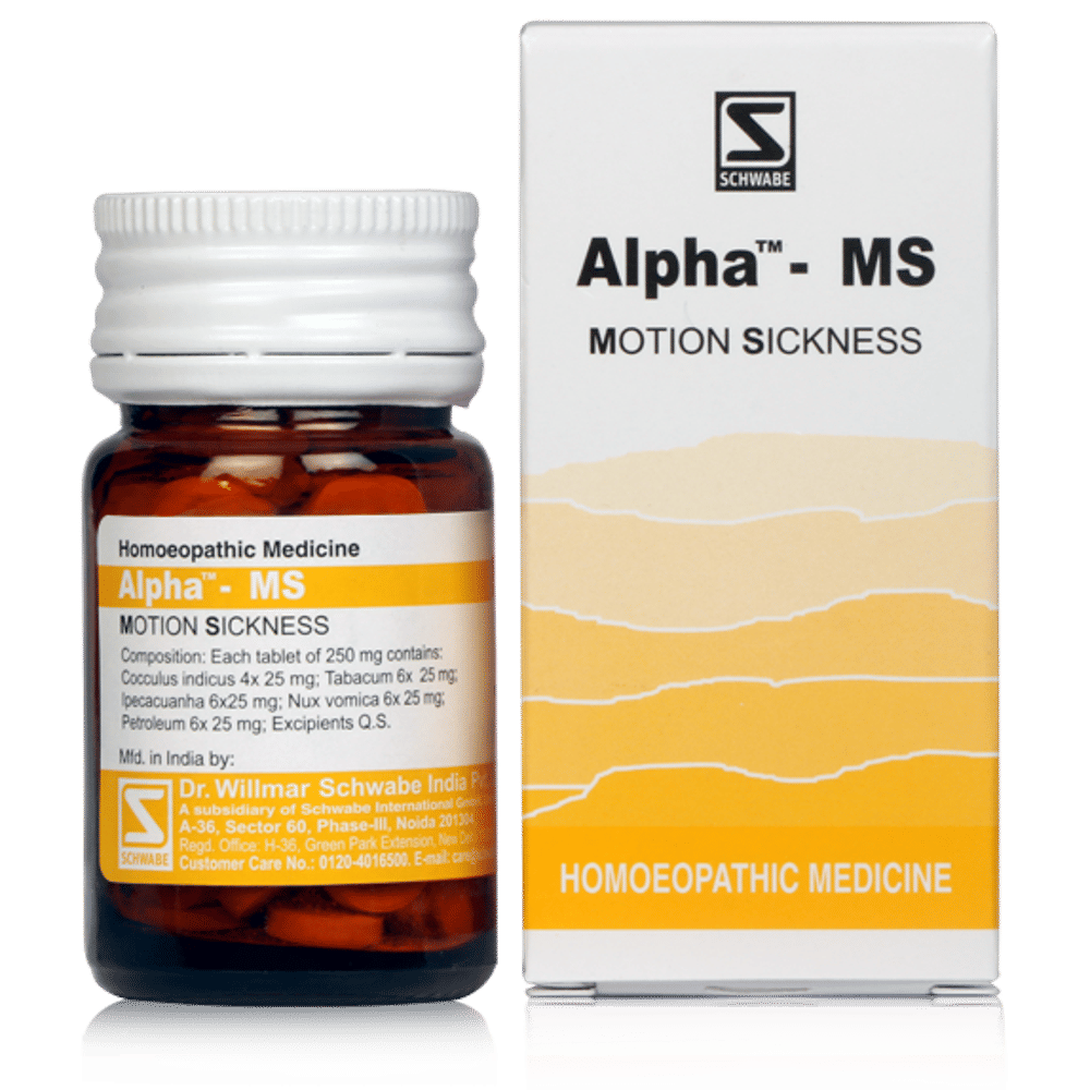 Dr Willmar Schwabe India Alpha - MS Tablet bottle of 20 gm Tablet