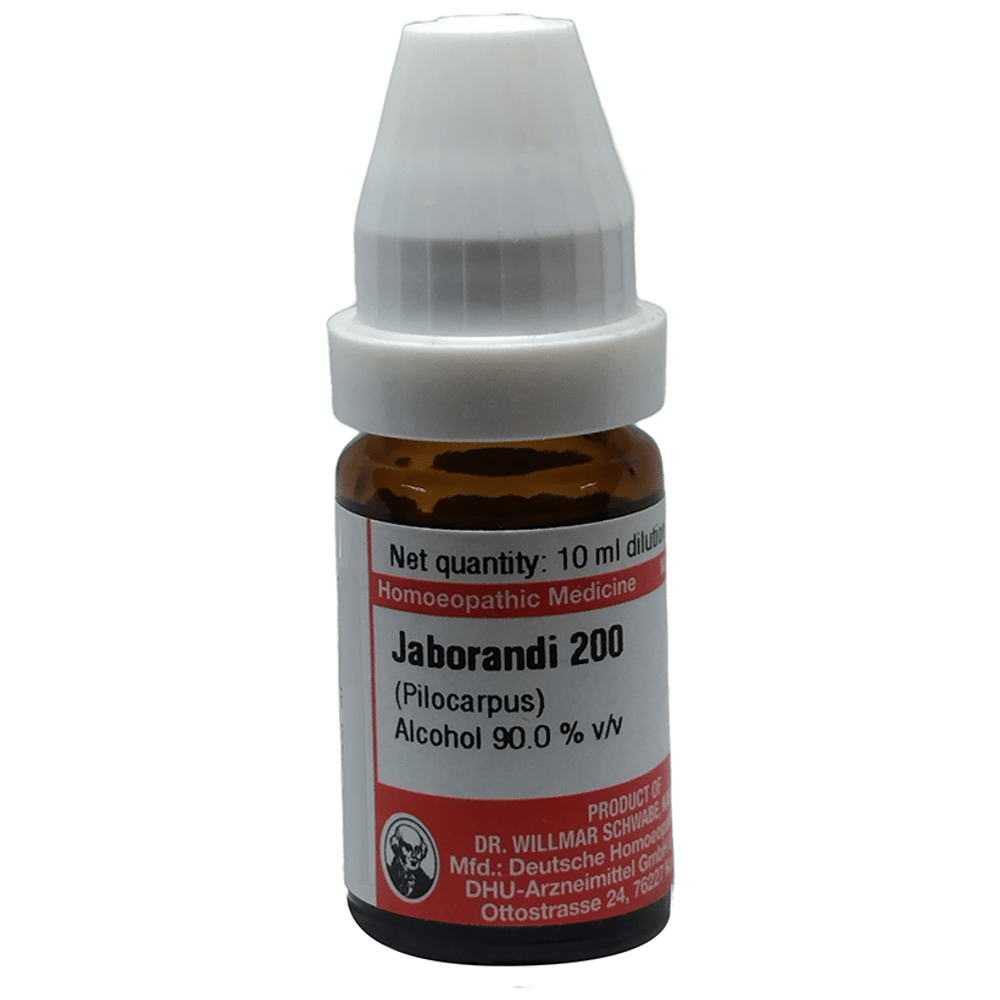 Dr Willmar Schwabe Germany Jaborandi Dilution 200 bottle of 10 ml Dilution