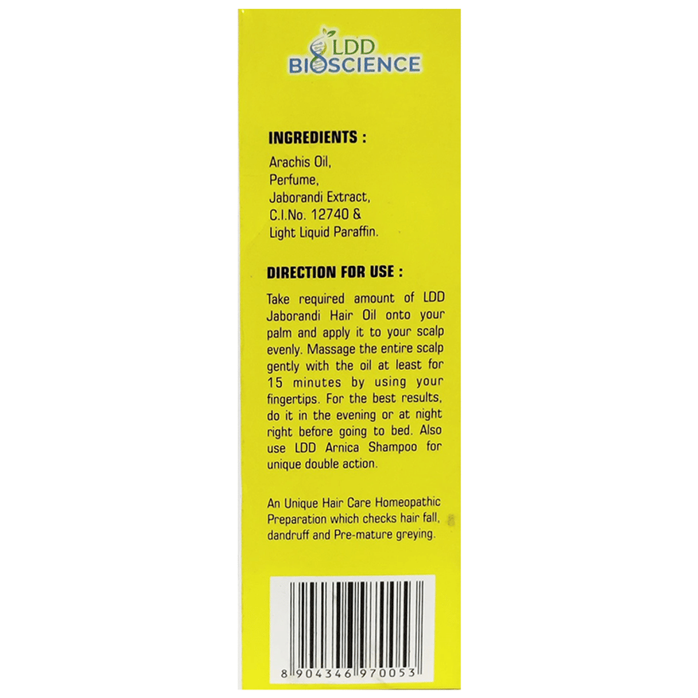 LDD Bioscience Jaborandi Hair Oil bottle of 200 ml Oil