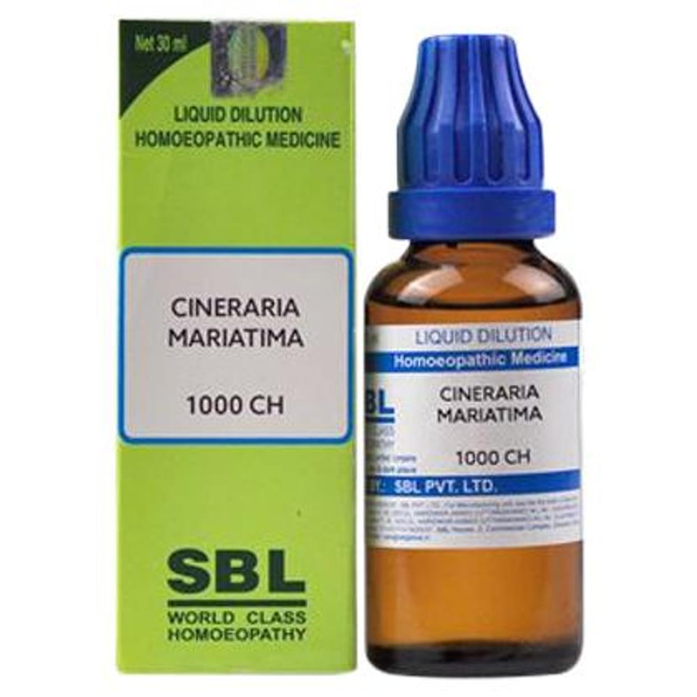 SBL Cineraria Mariatima Dilution 1000 CH bottle of 30 ml Dilution