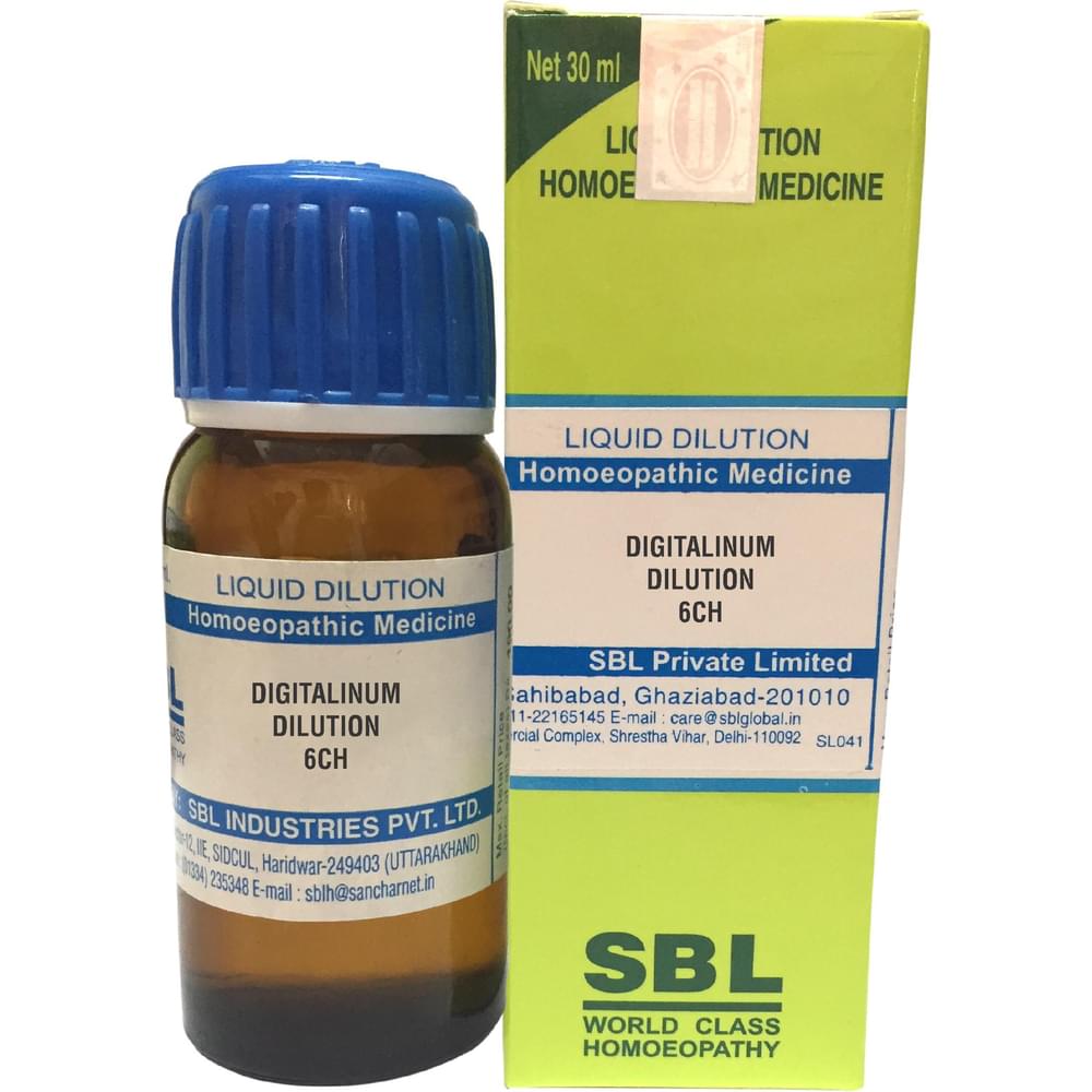 SBL Digitalinum Dilution 6 CH bottle of 30 ml Dilution