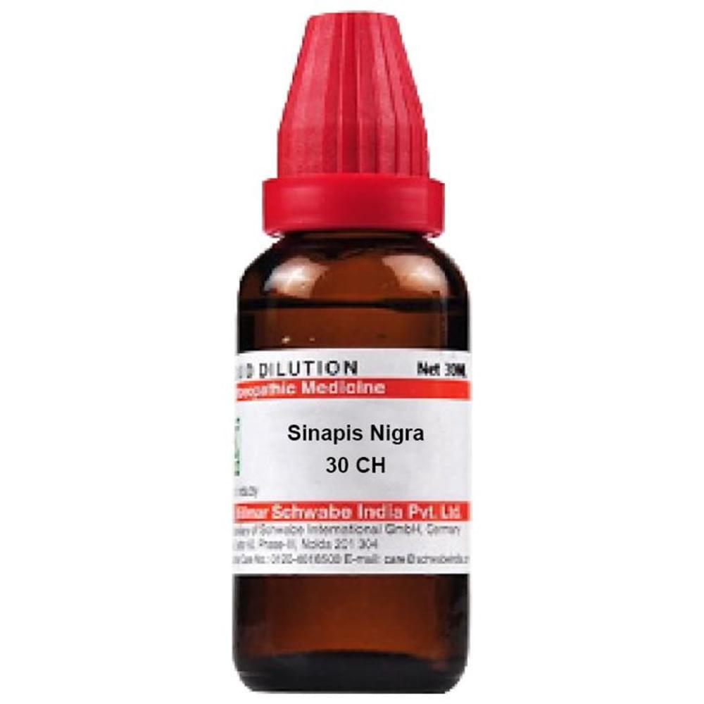 Dr Willmar Schwabe India Sinapis Nigra Dilution 30 CH bottle of 30 ml Dilution Dr Willmar Schwabe India Sinapis Nigra Dilution 30 CH bottle of 30 ml Dilution