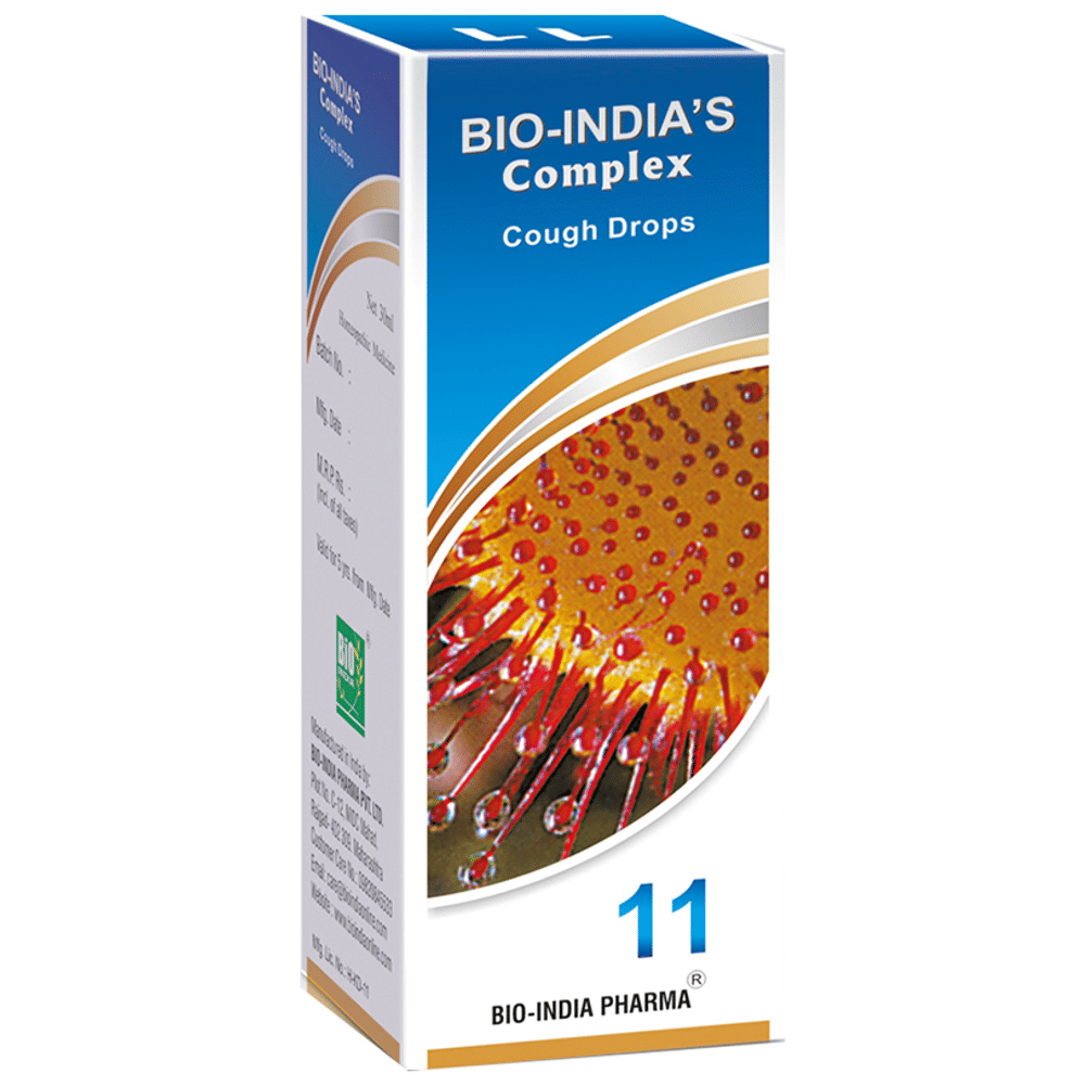 Bio India Complex 11 Cough Drop bottle of 30 ml Drop