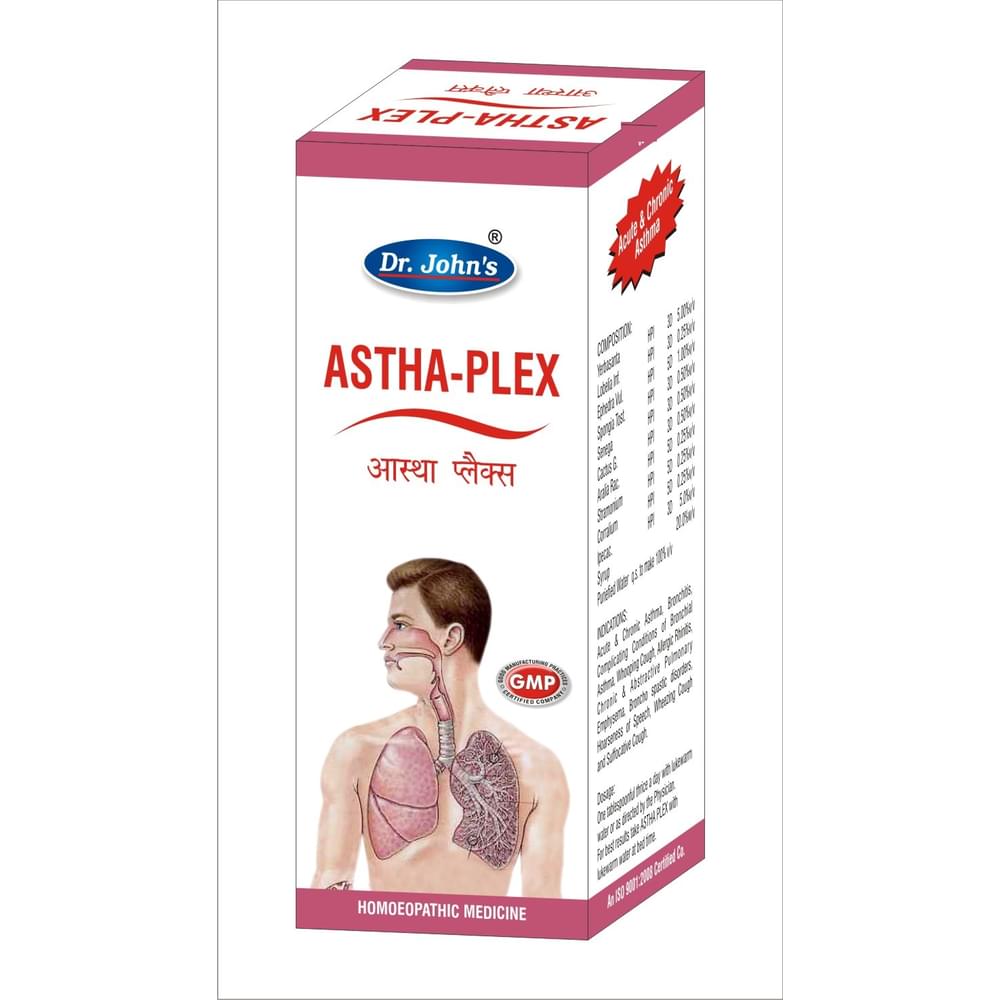Dr. Johns Astha-Plex Tonic bottle of 120 ml Tonic