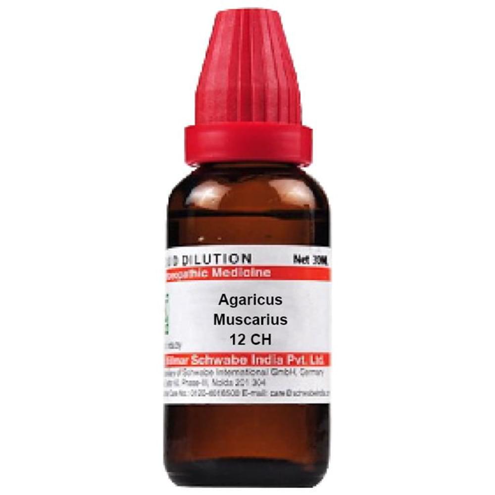 Dr Willmar Schwabe India Agaricus Muscarius Dilution 12 CH bottle of 30 ml Dilution Dr Willmar Schwabe India Agaricus Muscarius Dilution 12 CH bottle of 30 ml Dilution