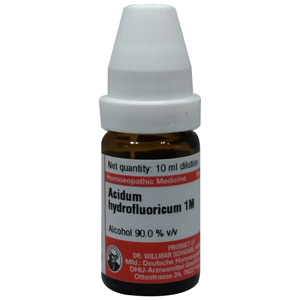 Dr Willmar Schwabe Germany Acidum Hydrofluoricum Dilution 1M bottle of 10 ml Dilution