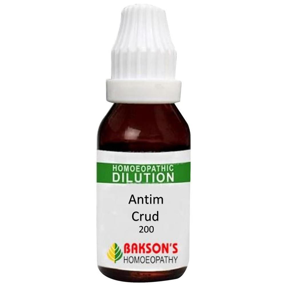 Bakson's Homeopathy Antim Crud Dilution 200 CH bottle of 30 ml Dilution