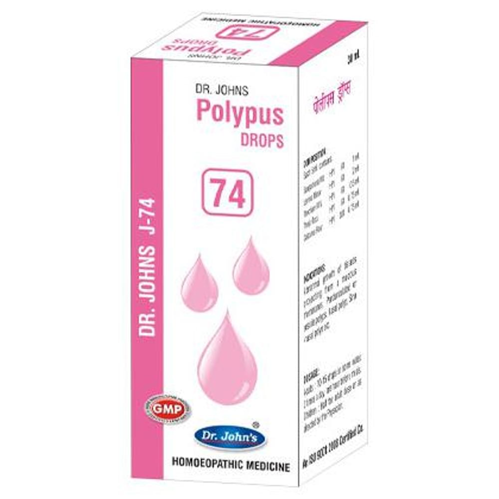 Dr. Johns J-74 Polypus Drop bottle of 30 ml Drop Dr. Johns J-74 Polypus Drop bottle of 30 ml Drop