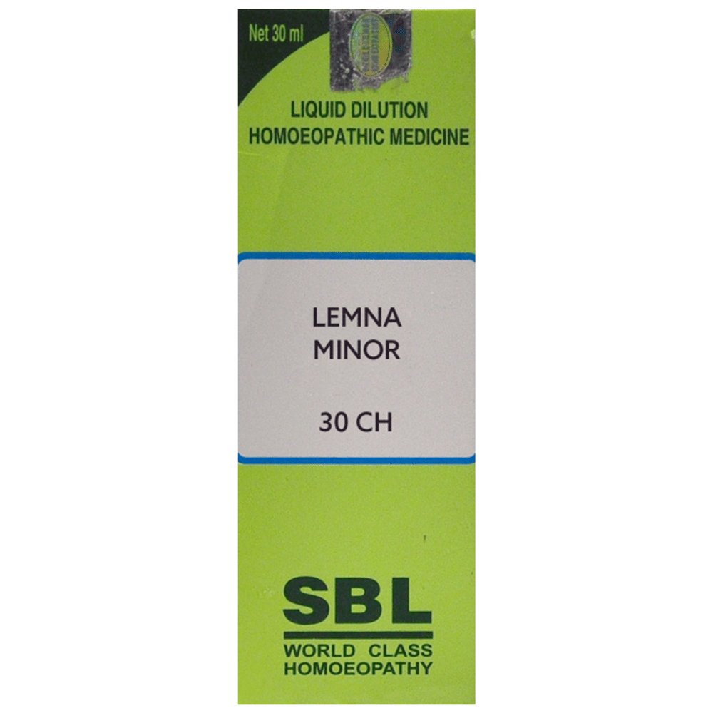 SBL Lemna Minor Dilution 30 CH bottle of 30 ml Dilution
