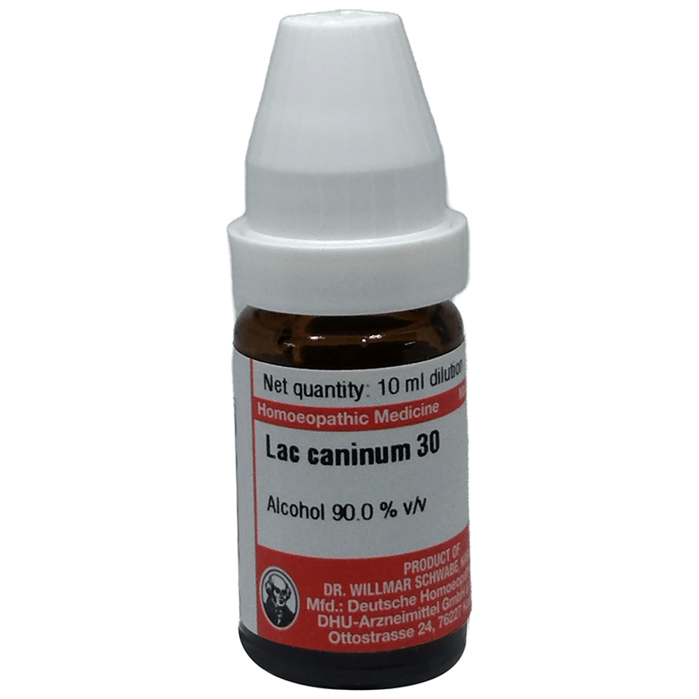 Dr Willmar Schwabe Germany Lac Caninum Dilution 30 bottle of 10 ml Dilution