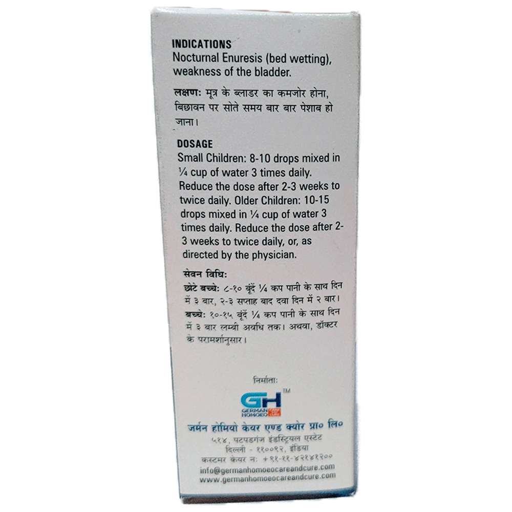 German's 570 Nocturnal & Enuresis Drop bottle of 30 ml Drop German's 570 Nocturnal & Enuresis Drop bottle of 30 ml Drop