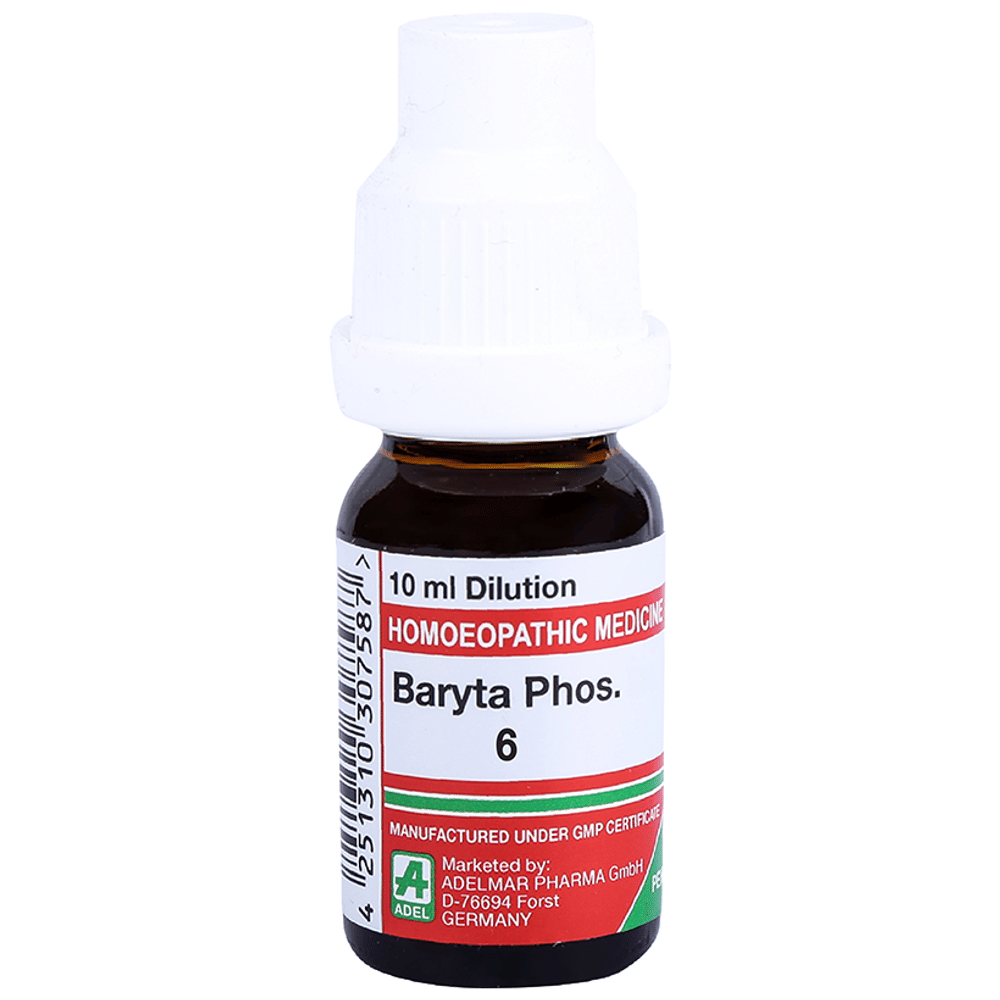 ADEL Baryta Phos. Dilution 6 bottle of 10 ml Dilution ADEL Baryta Phos. Dilution 6 bottle of 10 ml Dilution