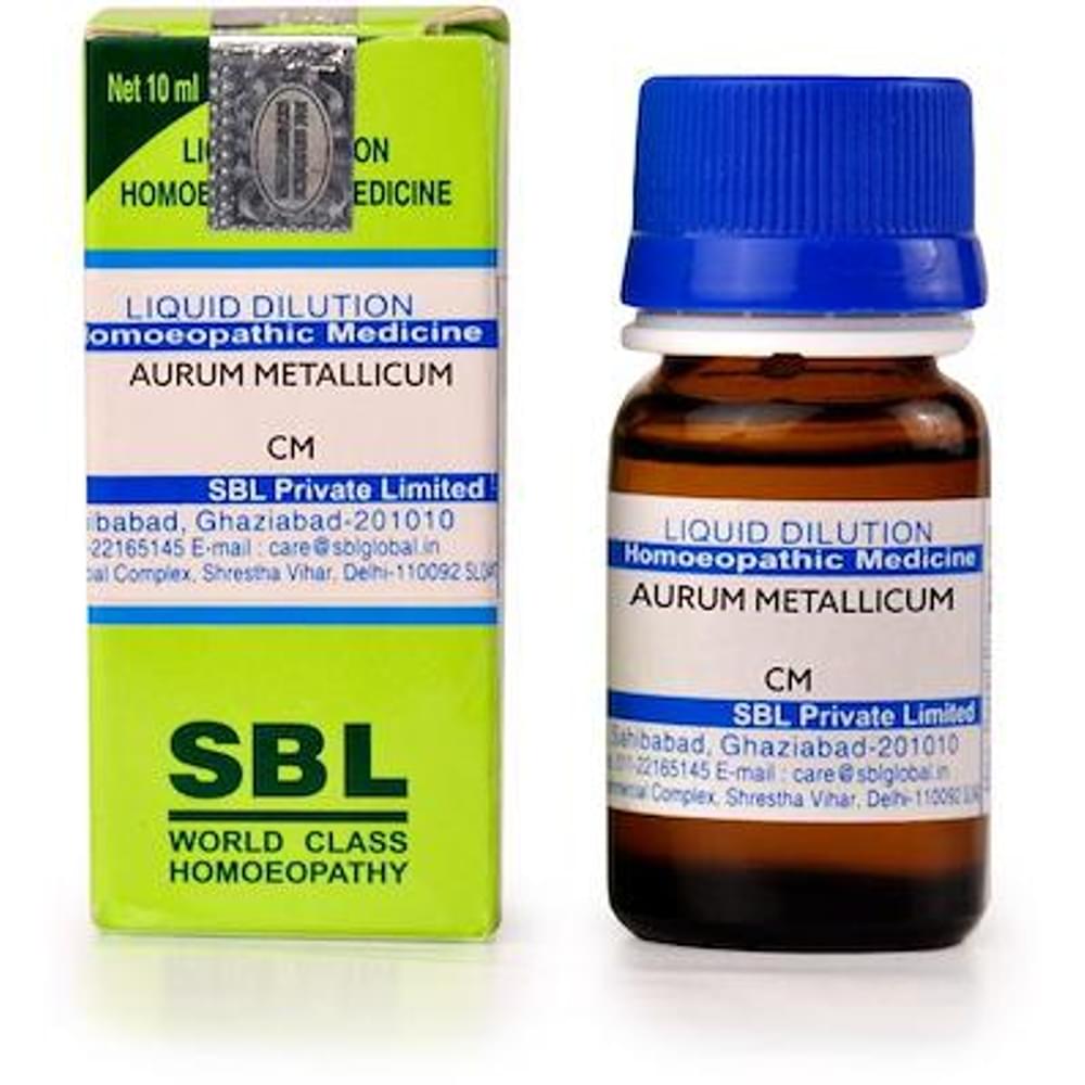 SBL Aurum Metallicum Dilution CM CH bottle of 10 ml Dilution