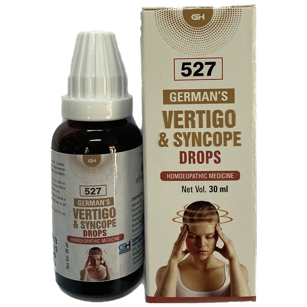 German's 527 Vertigo & Syncope Drop bottle of 30 ml Drop