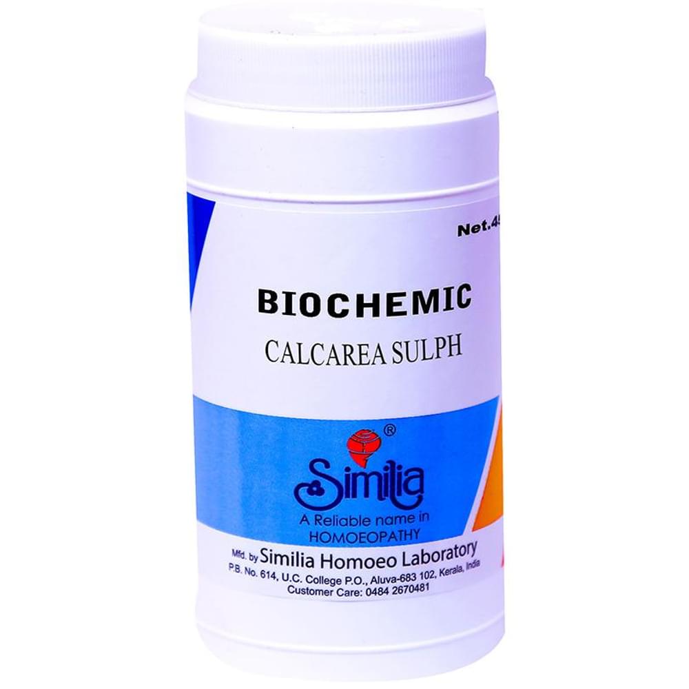 Similia Calcarea Sulph Biochemic Tablet bottle of 450 gm Biochemic Tablet Similia Calcarea Sulph Biochemic Tablet bottle of 450 gm Biochemic Tablet
