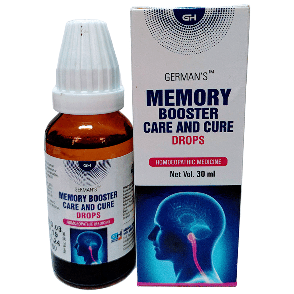 German's Memory Booster Care and Cure Drop bottle of 30 ml Drop