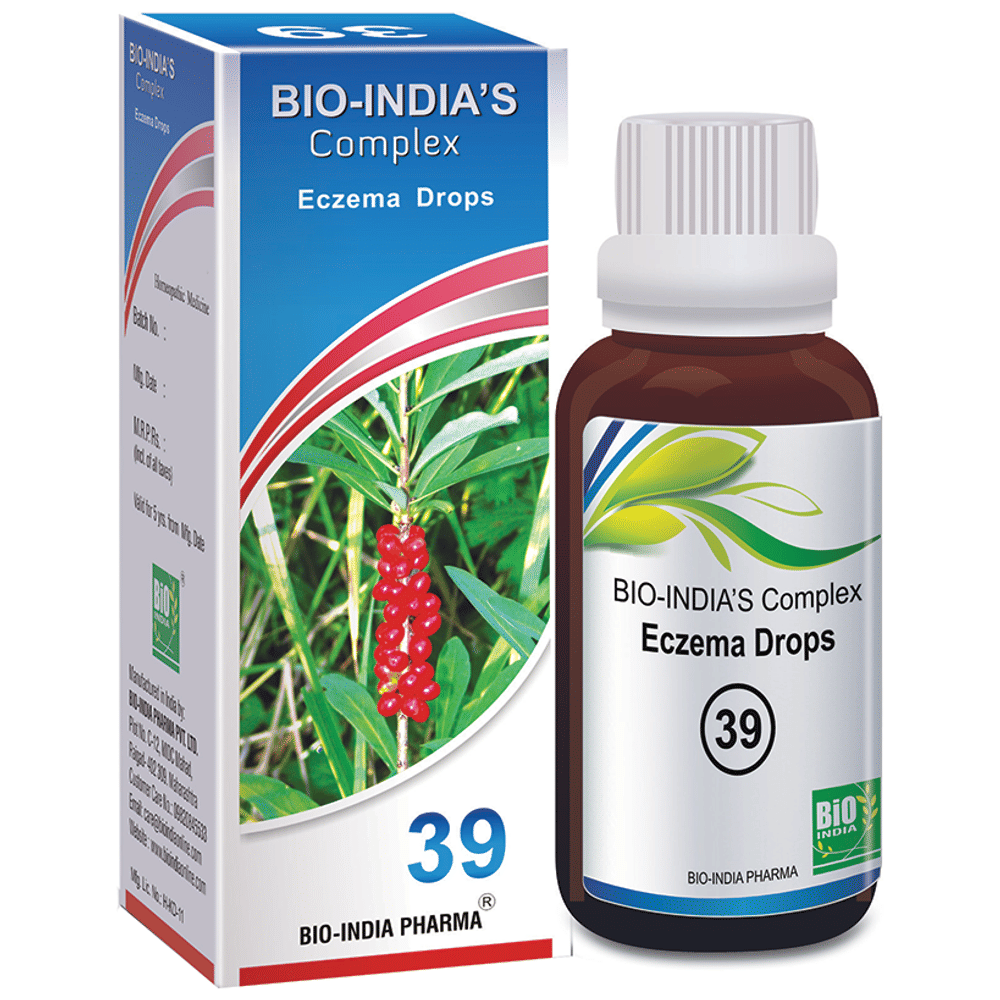 Bio India Complex 39 Eczema Drop bottle of 30 ml Drop