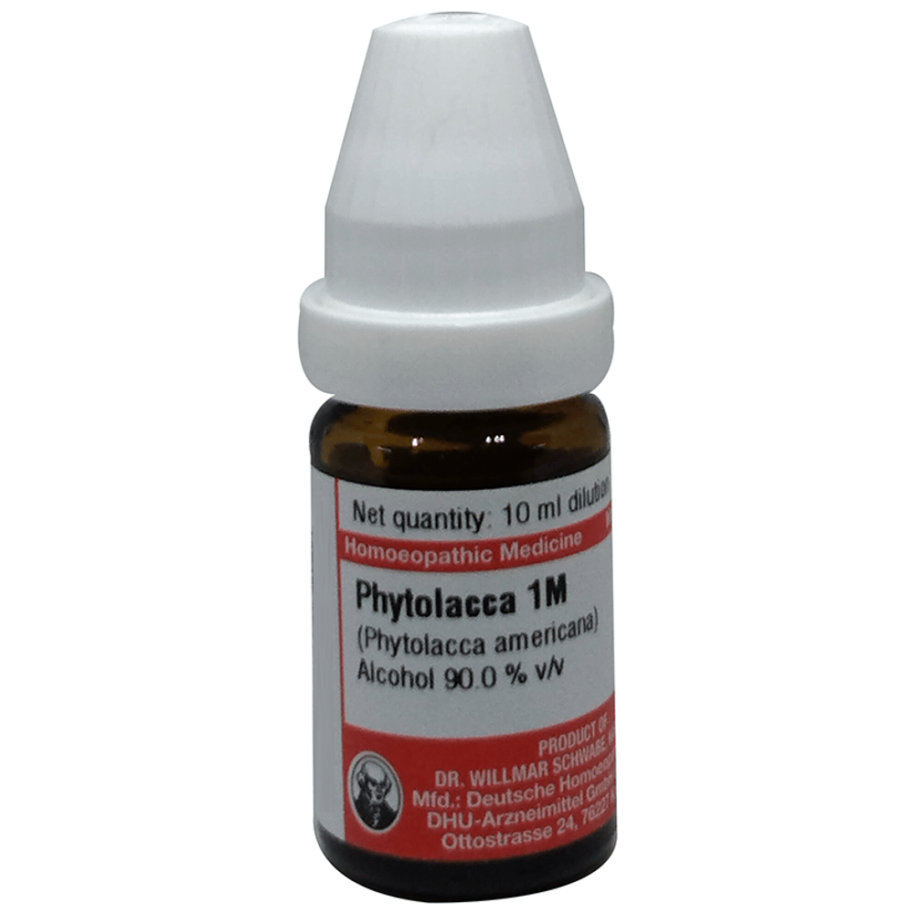 Dr Willmar Schwabe Germany Phytolacca Dilution 1M bottle of 10 ml Dilution