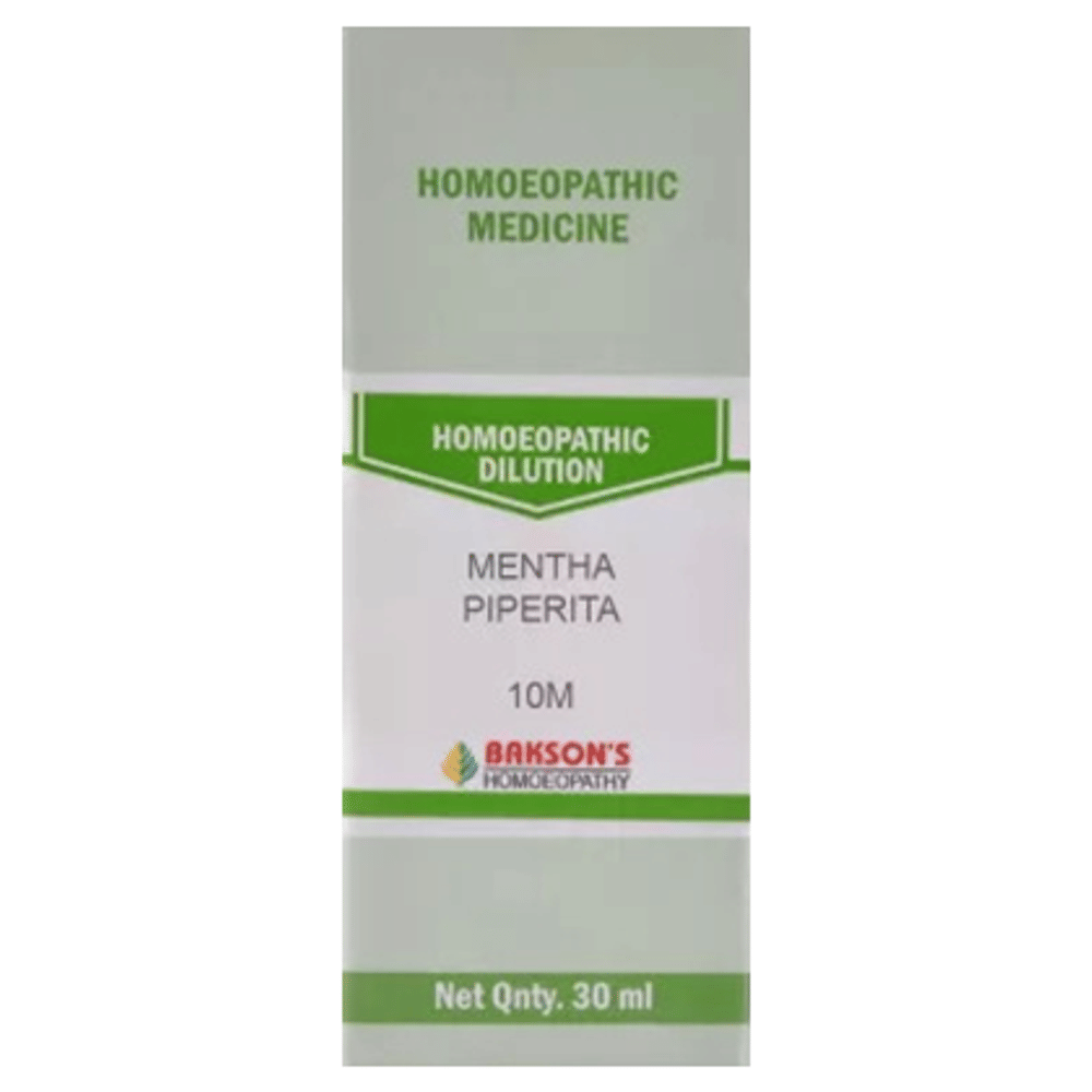 Bakson's Homeopathy Mentha Piperita Dilution 10M bottle of 30 ml Dilution